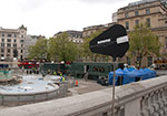 Antenna overlooking Trafalgar Square