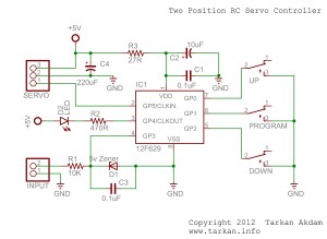 Servo Controller Schematic